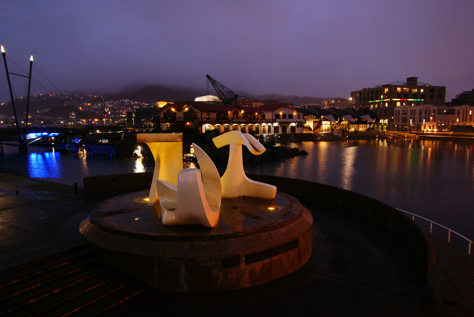 NZ Wellington Albatross Brunnen