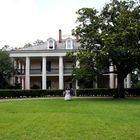 Oak Alley Plantation on the Mississippi River in the community of Vacherie, Louisiana