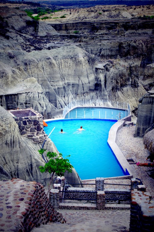 Oasis in the Tatacoa desert of Colombia