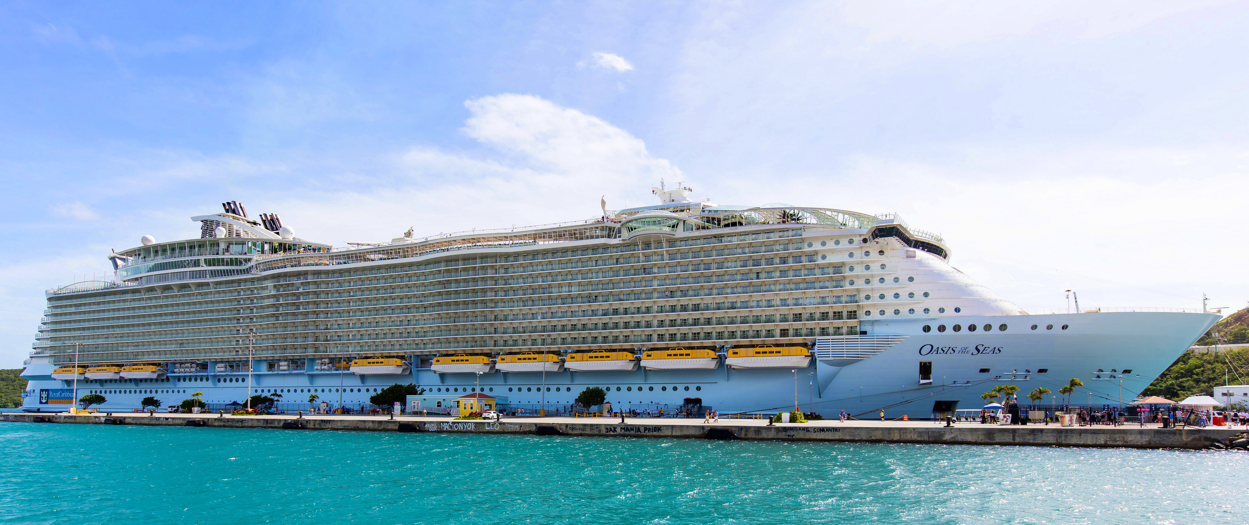 OASIS OF THE SEAS besucht die Virgin Islands