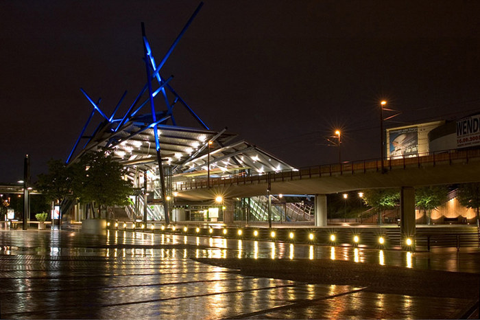 Ob Centro bei Regen