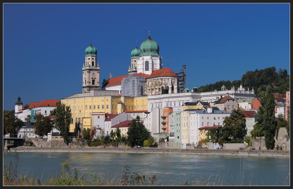 ob das gerüst am passauer dom noch ist ...