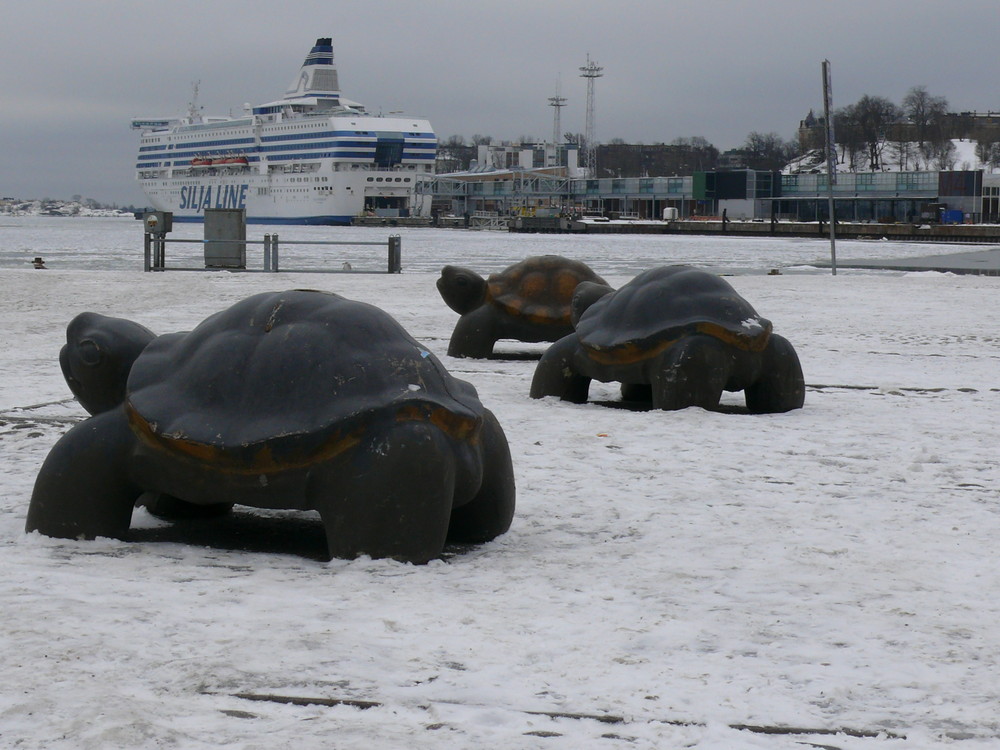 ob die das schiff nach schweden noch rechtzeitig erreichen?