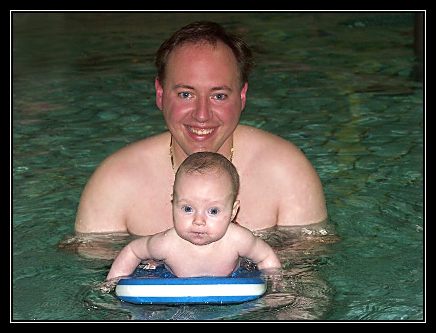 Ob die kleine Talent für Baywatch hat?