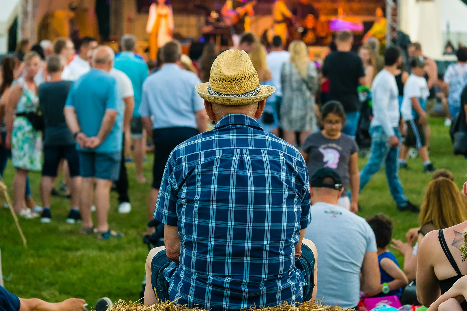 Ob er damals in Woodstock auch dabei war?