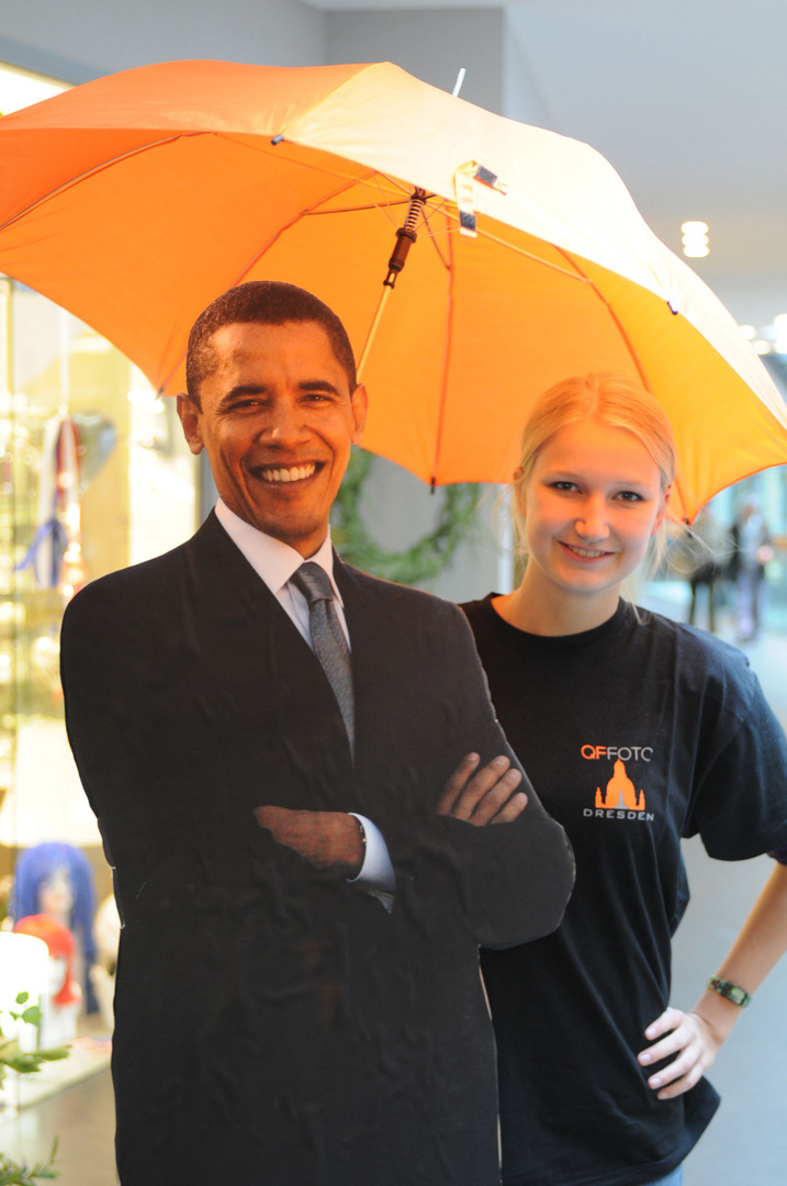 Obama bei QF-Foto in Dresden
