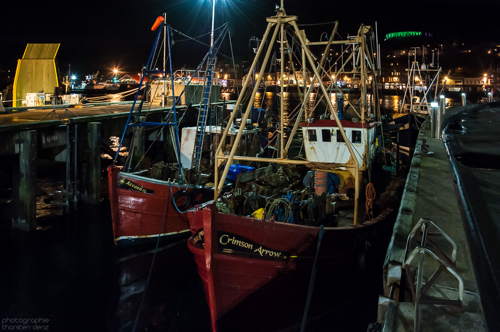 Oban at night