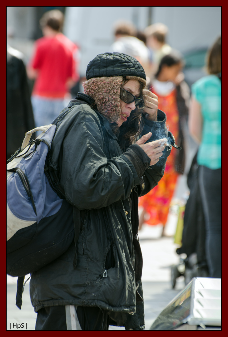 >Obdachlos