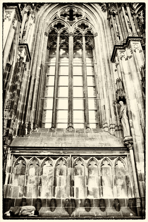 Obdachlos am Köner DOM