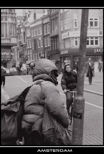 Obdachlos in Amsterdam