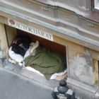 Obdachlos in Budapest