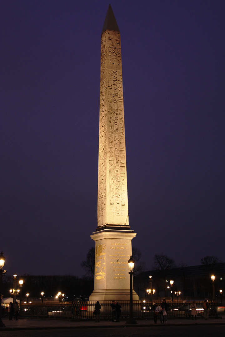 Obelisk am Place de la Concorde