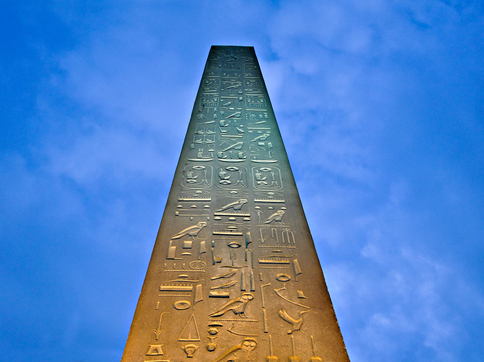 Obelisk im Luxor Tempel