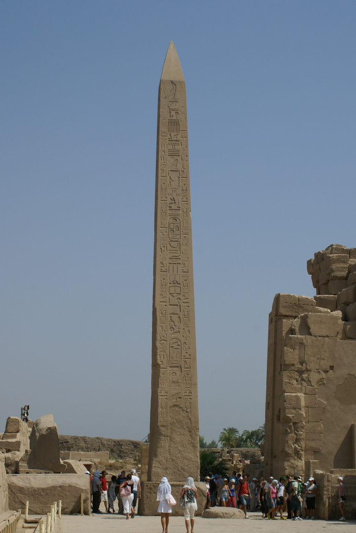 Obelisk Tempel in Karnak