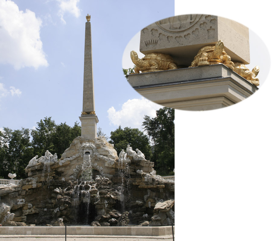 Obeliskbrunnen, Garten Schloß Schönbrunn