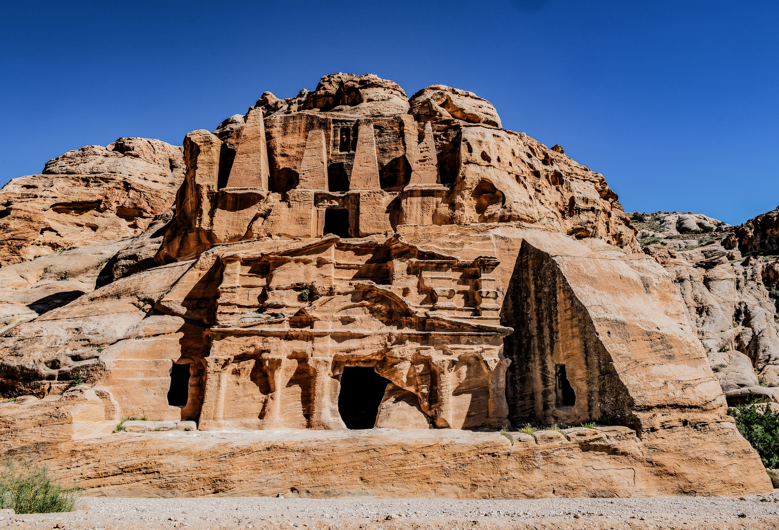 Obelisken Grab in Petra
