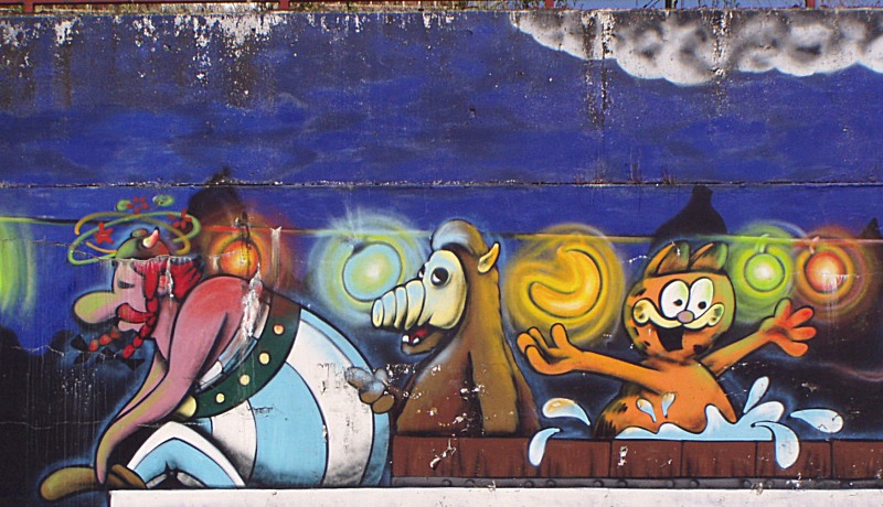 Obelix &amp; Co. im S-Bahn Tunnel