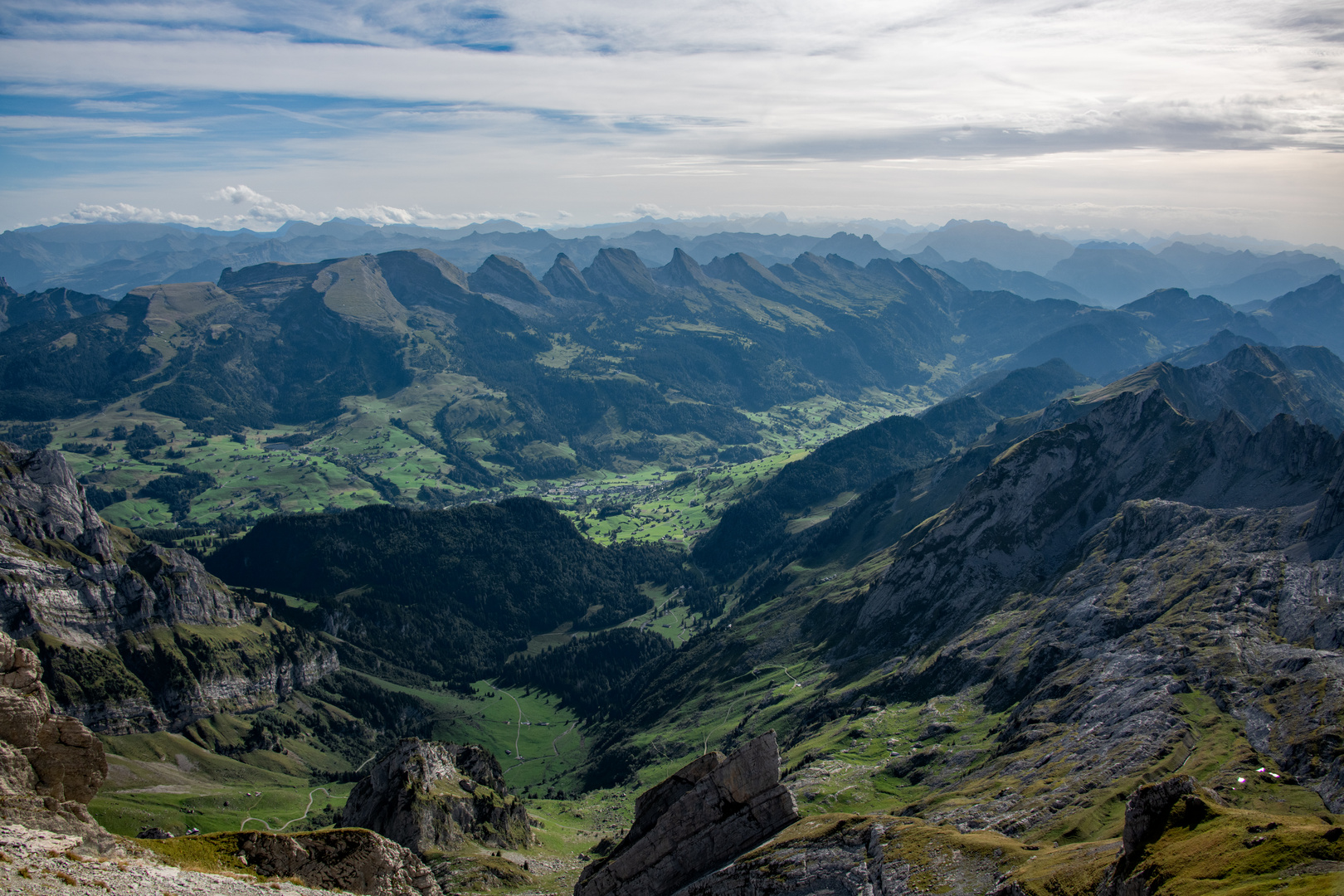 Oben auf dem Säntis