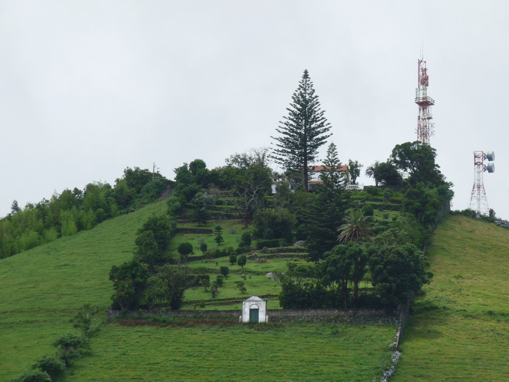 oben auf dem Stadtberg von Santa Cruz