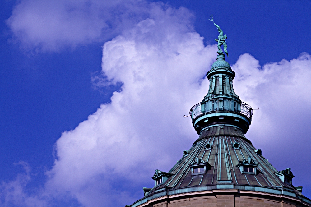 oben ohne auf´m Wasserturm