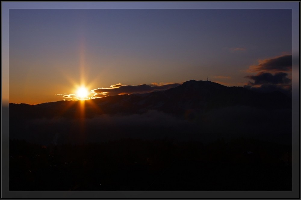 Oberallgäuer Sonnenaufgang