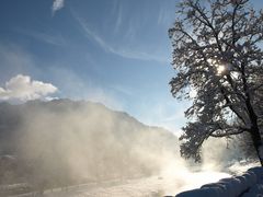 Oberammergau am Morgen des 01.01.