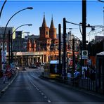 oberbaum im abendlicht