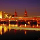 Oberbaumbrücke am Abend