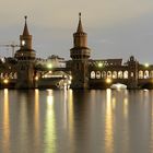 Oberbaumbrücke bei Nacht ,Berlin 2014