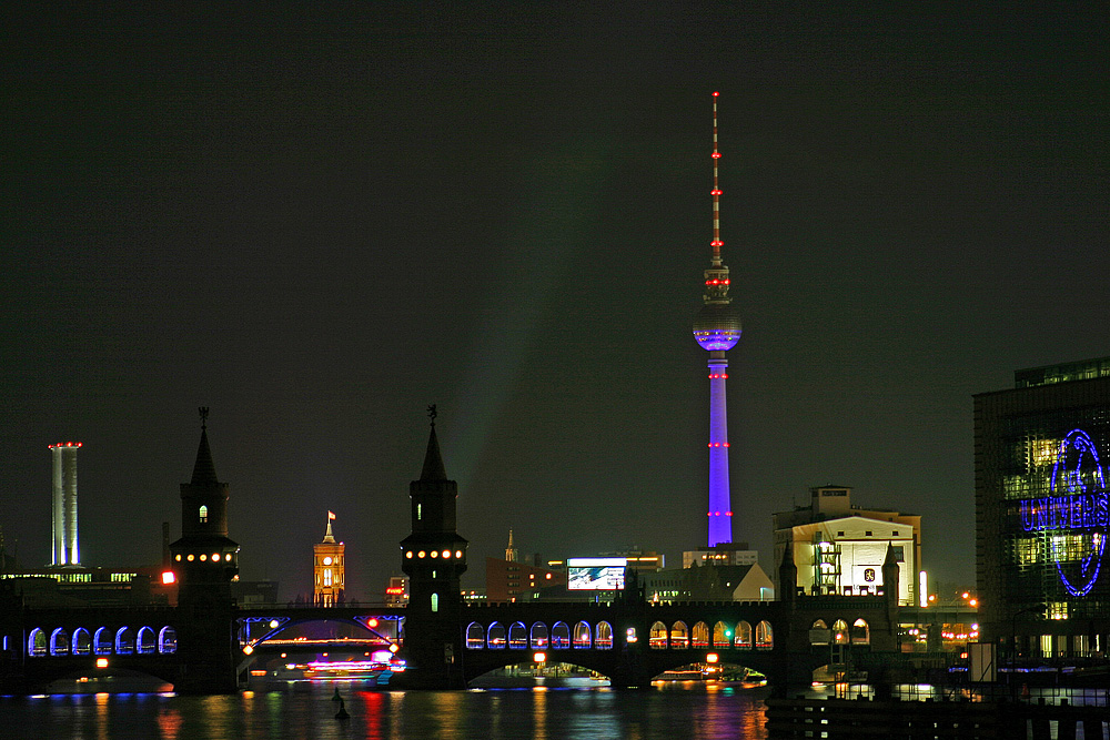 Oberbaumbrücke beim Festival of Lights