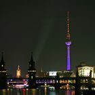 Oberbaumbrücke beim Festival of Lights.