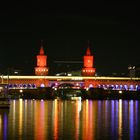 Oberbaumbrücke beim Festival of Lights.