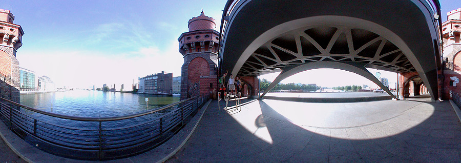 Oberbaumbrücke Berlin, 360°