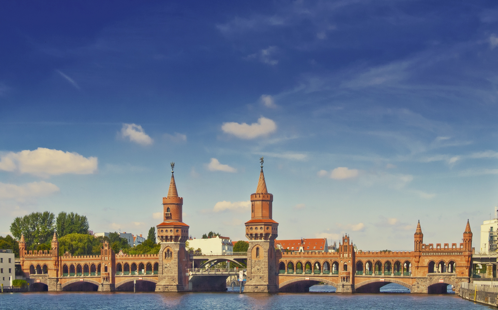 Oberbaumbruecke Foto & Bild architektur, straßen & brücken