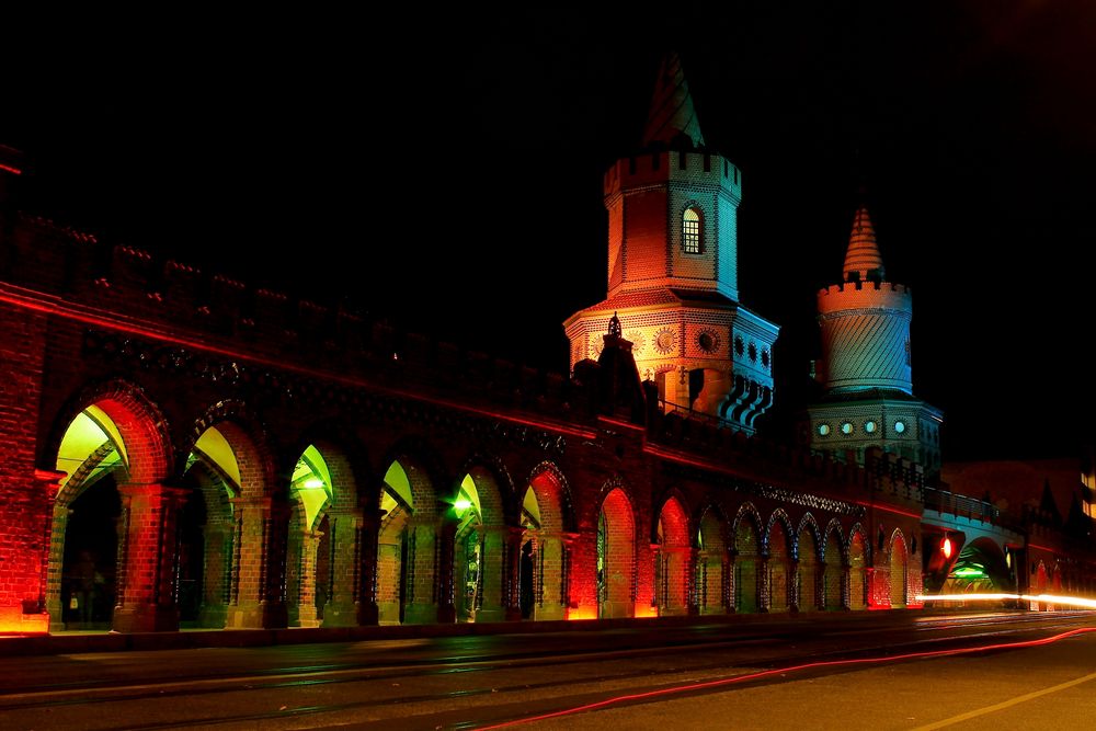 Oberbaumbrücke Festival of Lights 2012