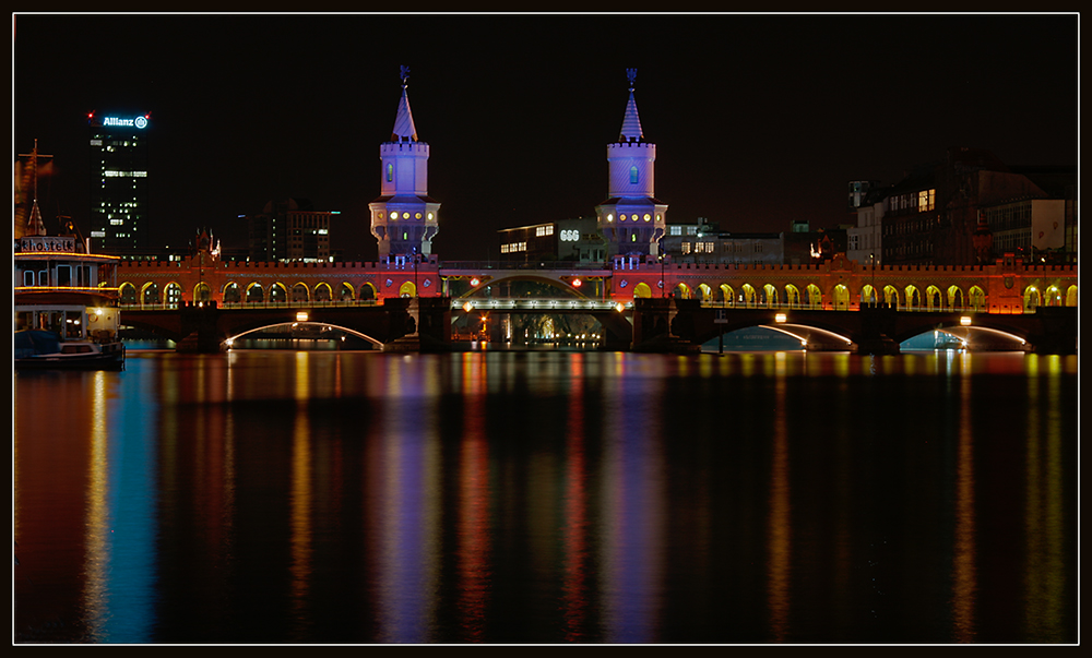 Oberbaumbrücke illuminiert