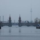 Oberbaumbrücke im Winter