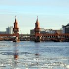 Oberbaumbrücke im Winter