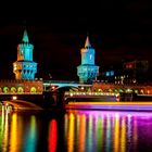 Oberbaumbrücke [mit Schiff] | Festival of Lights