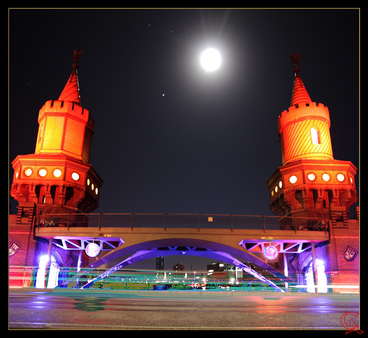 Oberbaumbrücke zu Festival of Lights