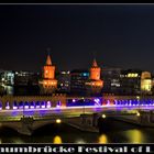 Oberbaumbrücke zu Festival of Lights Panorama