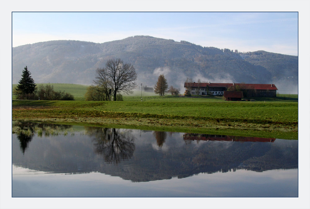 Oberbayerisches Spiegelbild