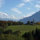 Oberbayern Blick auf den Untersberg