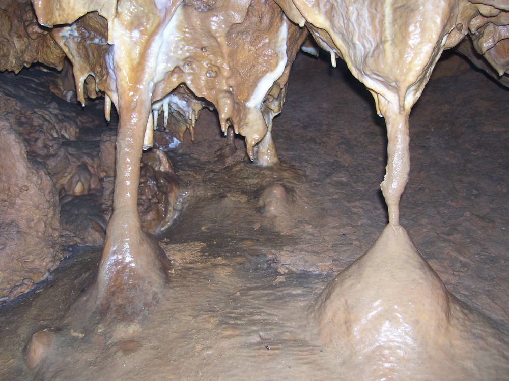 Obere Klausenhöhle Tropfsteinkammer nach dem Jungfernschluuf