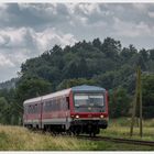 Obere Lahntalbahn mit Telegrafenmasten