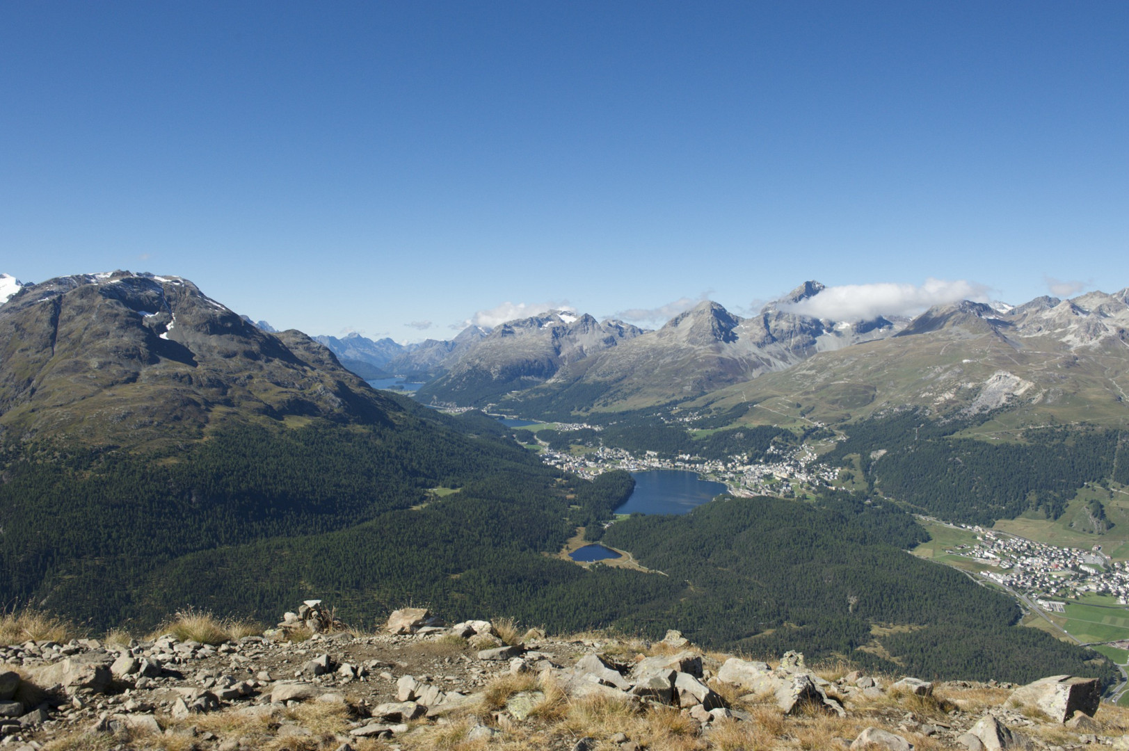 Oberengadin mit den Bergseen