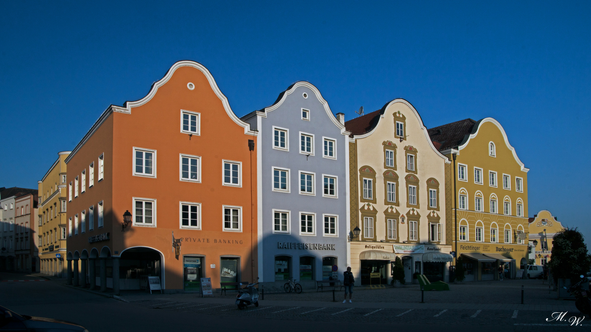 Oberer Stadtplatz in Schärding am Inn