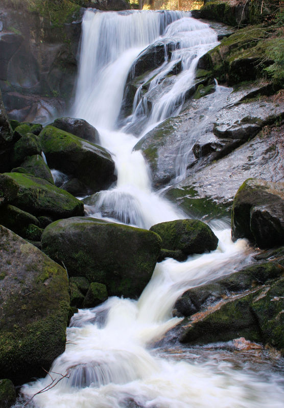 Oberer Teil des Tribergwasserfalls