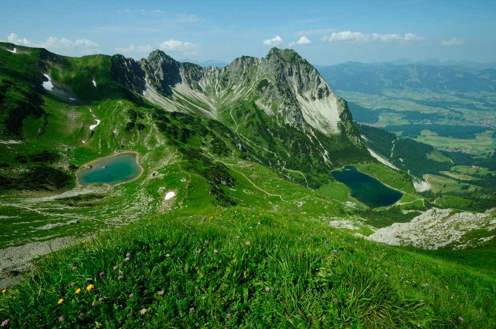 Oberer und unterer Gaisalpsee