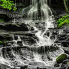 Oberer Wasserfall - selektiv Grün